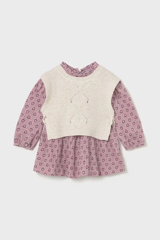 Haljina za bebe Mayoral mini roza 2913.4E.Baby.9BYA
