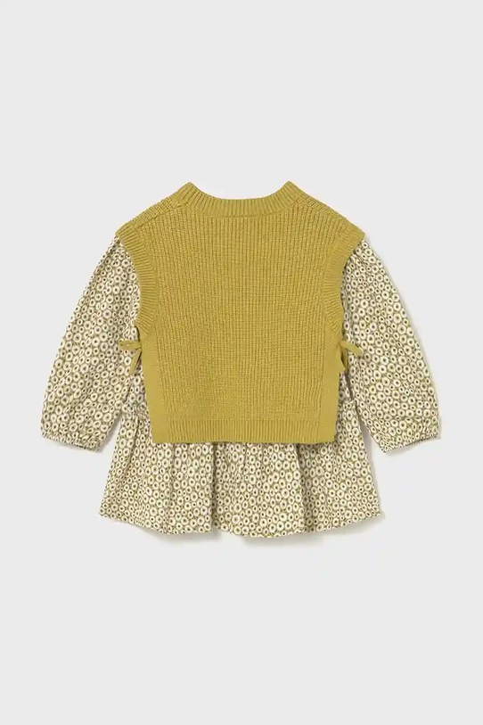 Dziewczynka Mayoral sukienka niemowlęca 2913.4E.Baby.9BYA zielony