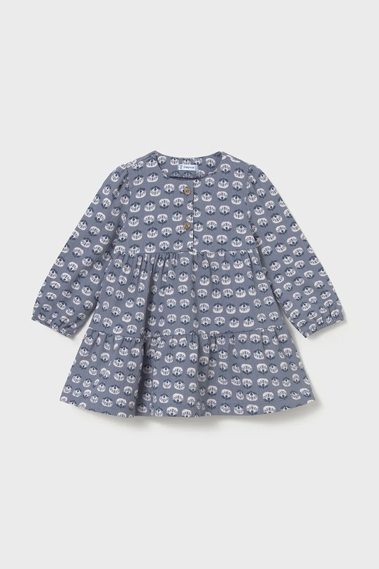 Otroška obleka Mayoral Z elastanom modra 2915.4F.Baby.9BYA