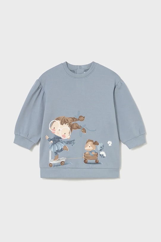 Mayoral rochie fete mini albastru 2921.4L.Baby.9BYA