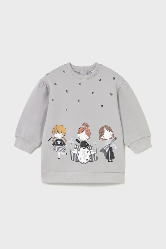 Mayoral rochie fete mini gri 2921.4L.Baby.9BYA