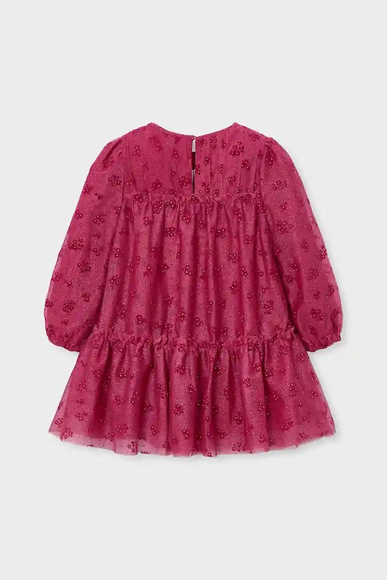 Mayoral sukienka dziecięca 4919.6K.Mini.9BYA czerwony AW25