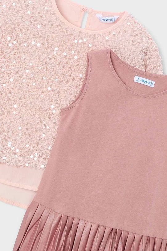 Dievča Dievčenské šaty Mayoral 4925.6M.Mini.9BYA ružová