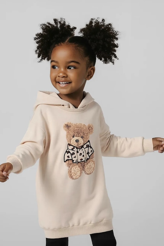 Παιδικό φόρεμα Mayoral μακρύ μπεζ 4928.6B.Mini.9BYA