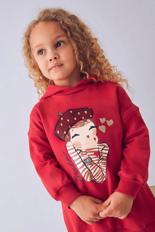 Mayoral rochie fete 4928.6B.Mini.9BYA rosu