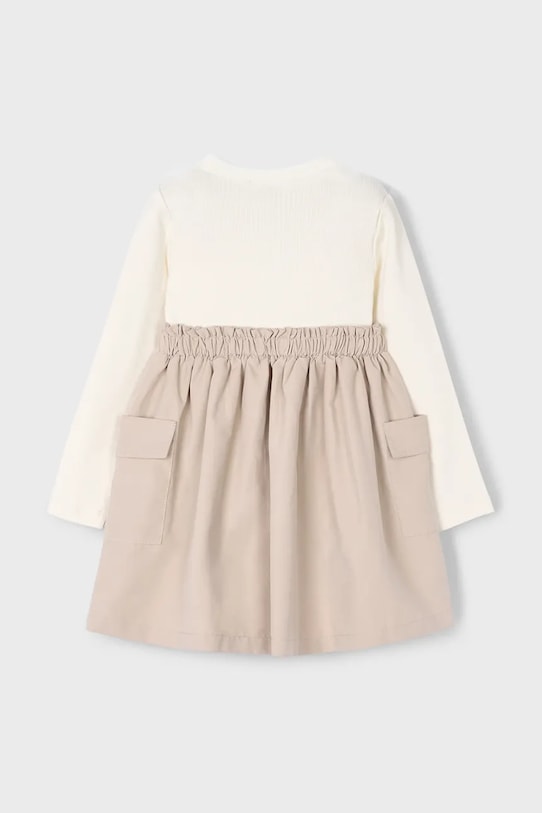 Mayoral rochie fete 4930.6N.Mini.9BYA bej AW25