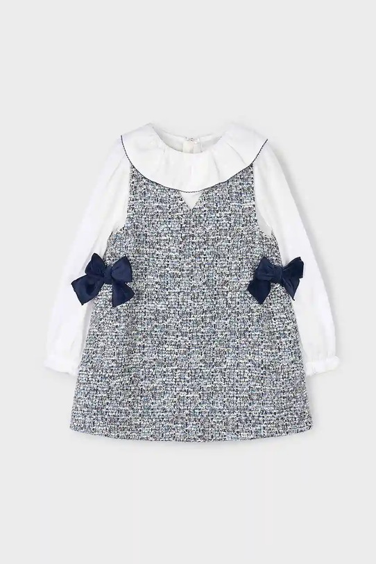 Mayoral sukienka dziecięca 4990.6L.Mini.9BYA niebieski AW25