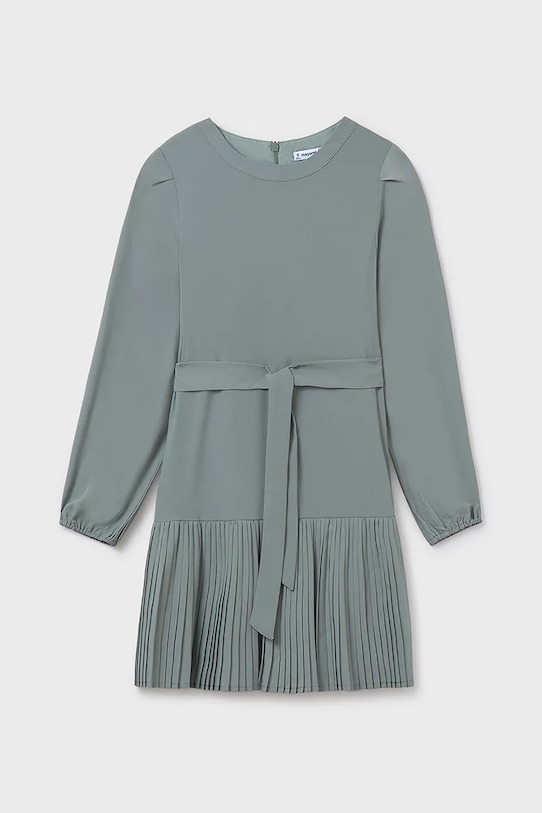 Mayoral sukienka dziecięca 7908.8A.Junior.9BYA turkusowy AW25