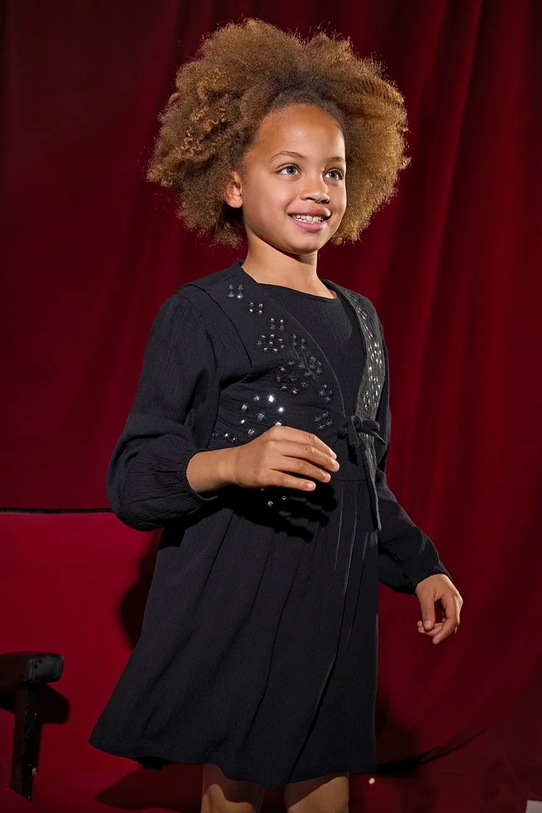 Mayoral rochie mini negru 7910.8A.Junior.9BYA