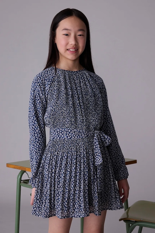 Παιδικό φόρεμα Mayoral εμπριμέ μπλε 7914.8G.Junior.9BYA