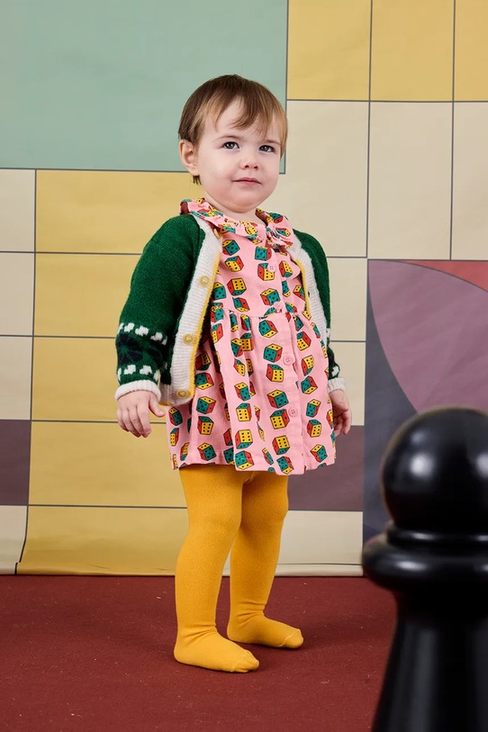 Бебешка памучна рокля Bobo Choses Dices 225AB088