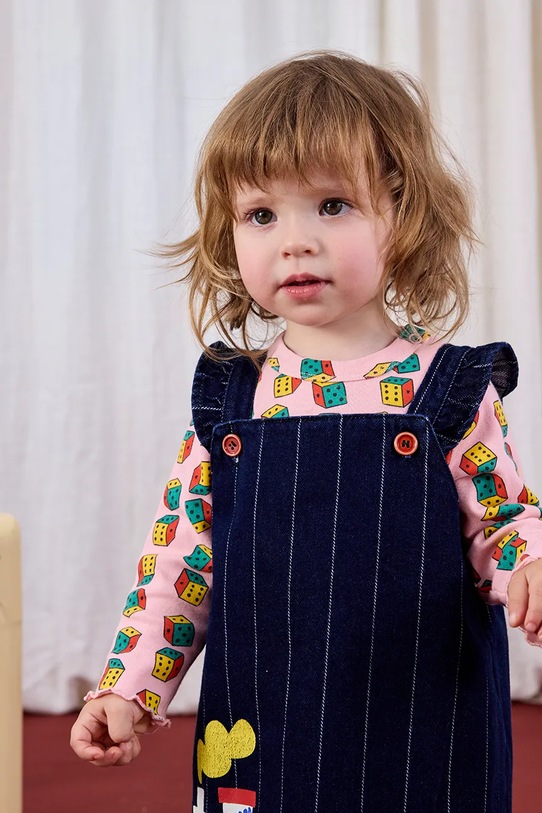Bobo Choses sukienka bawełniana niemowlęca Choo Choo 225AB090