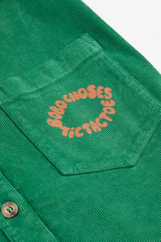 Bobo Choses vestito bambina Tic Tac Toe verde 225AC090