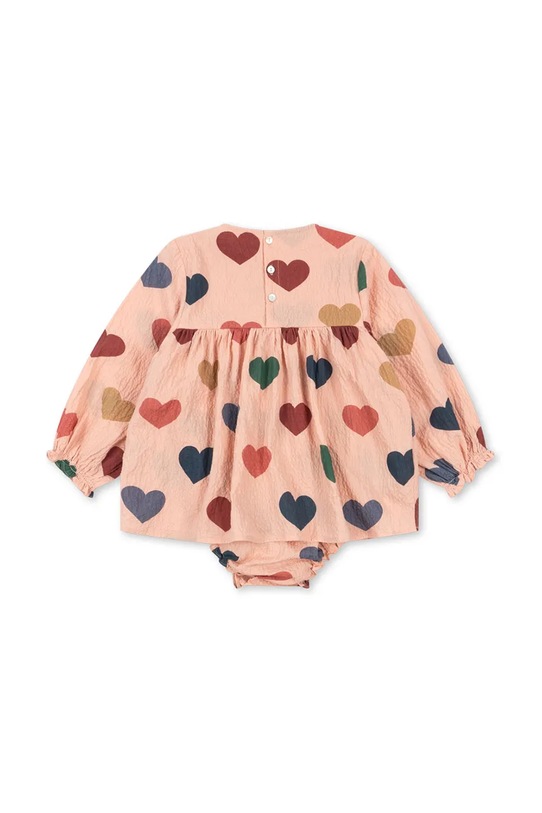 Konges Sløjd sukienka niemowlęca ELIN ROMPER GOTS KS103795.9BYA różowy AW25