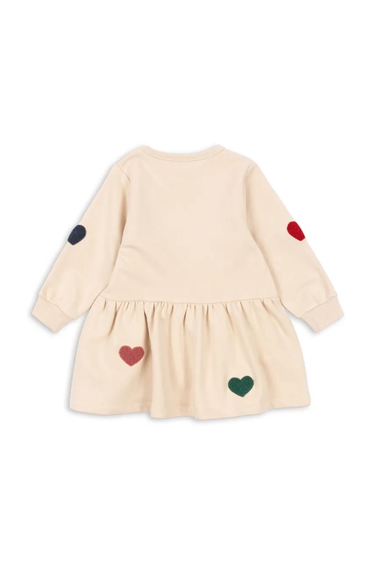 Детское платье Konges Sløjd LOU TERRY SWEAT DRESS OCS KS103869.9BYA бежевый AW25