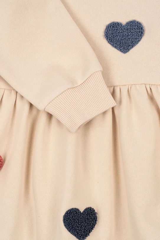 Konges Sløjd rochie fete LOU TERRY SWEAT DRESS OCS bej KS103869.9BYA