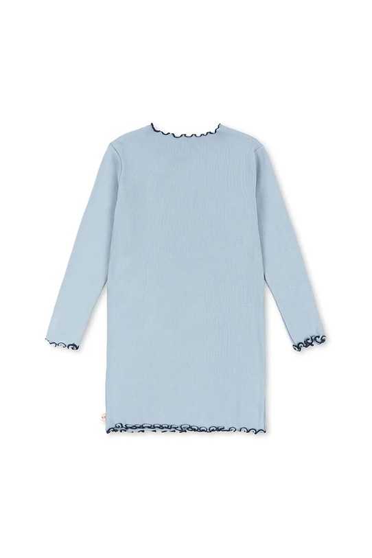 Konges Sløjd sukienka RIVI RIB DRESS OCS KS104073.9BYA niebieski AW25