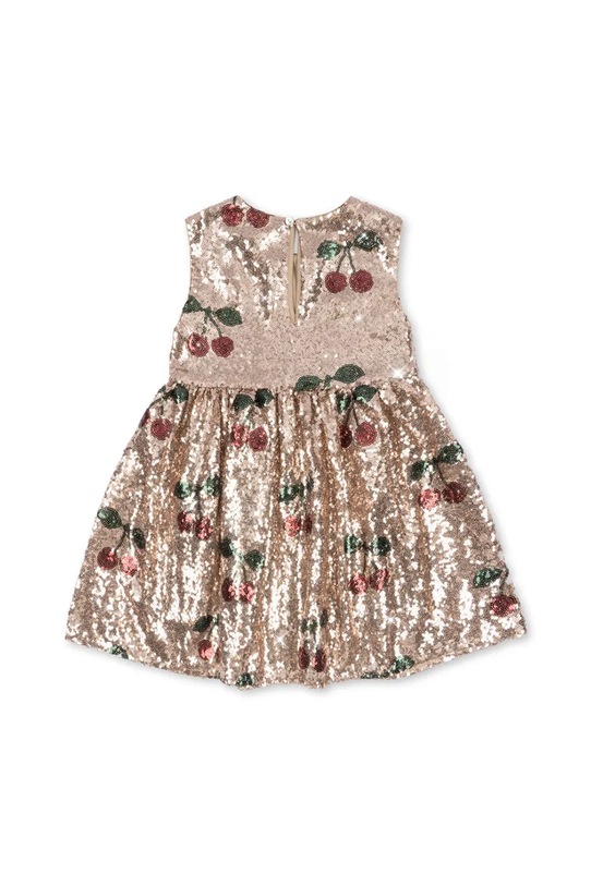 Παιδικό φόρεμα Konges Sløjd STARLA SEQUIN DRESS KS103990.9BYA μπεζ AW25