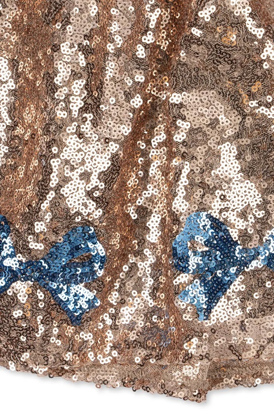 Dievča Dievčenské šaty Konges Sløjd STARLA SEQUIN DRESS KS103990.9BYA zlatá