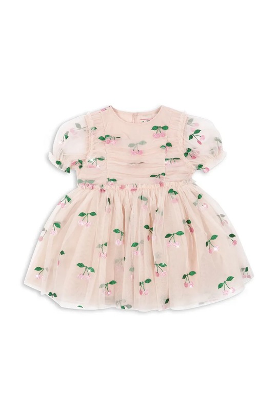 Konges Sløjd sukienka dziecięca TULLIE DRESS KS104020.9BYA różowy AW25
