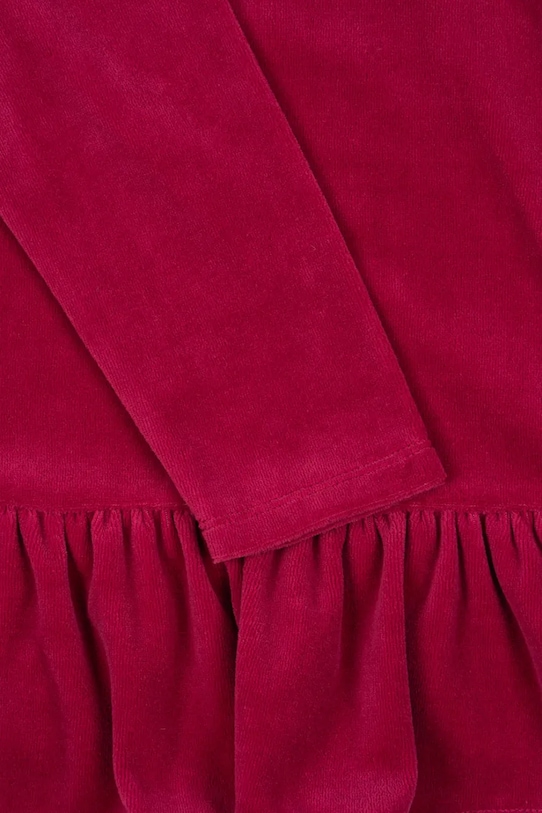 Konges Sløjd vestito bambina VELOU DRESS GOTS KS104029.9BYA granata