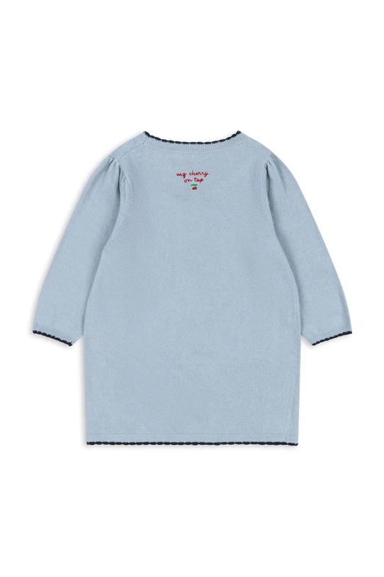 Дівчинка Дитяча сукня з додаванням вовни Konges Sløjd ALEXA KNIT DRESS KS101390.9BYA блакитний