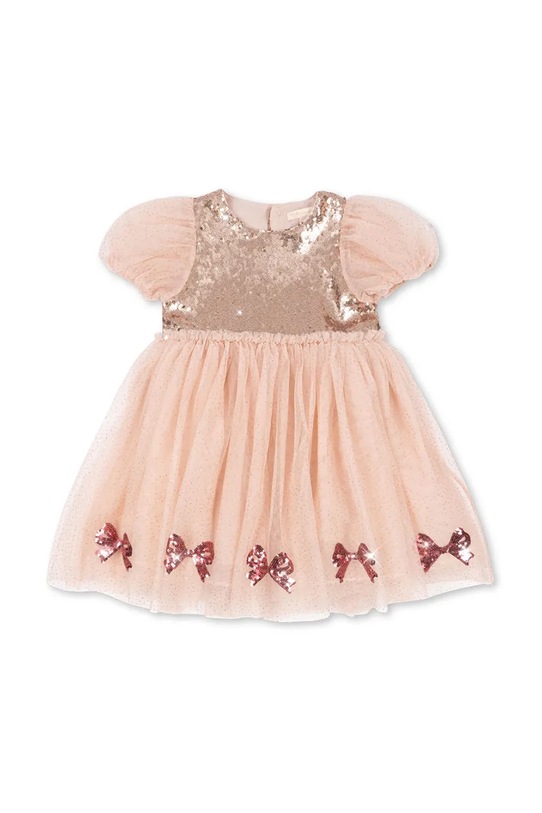 Konges Sløjd sukienka dziecięca MEI DRESS tkanina różowy KS103906.9BYA