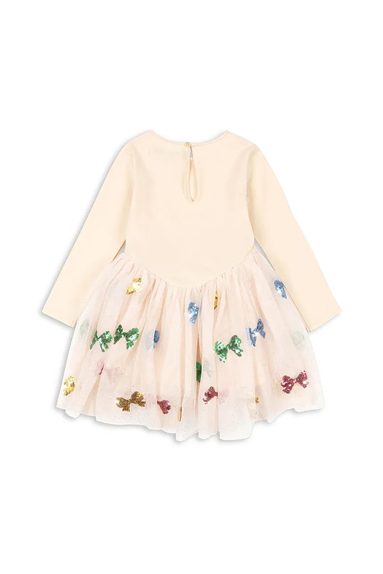 Konges Sløjd sukienka dziecięca YVONNE BALLERINA DRESS KS104045.9BYA beżowy AW25