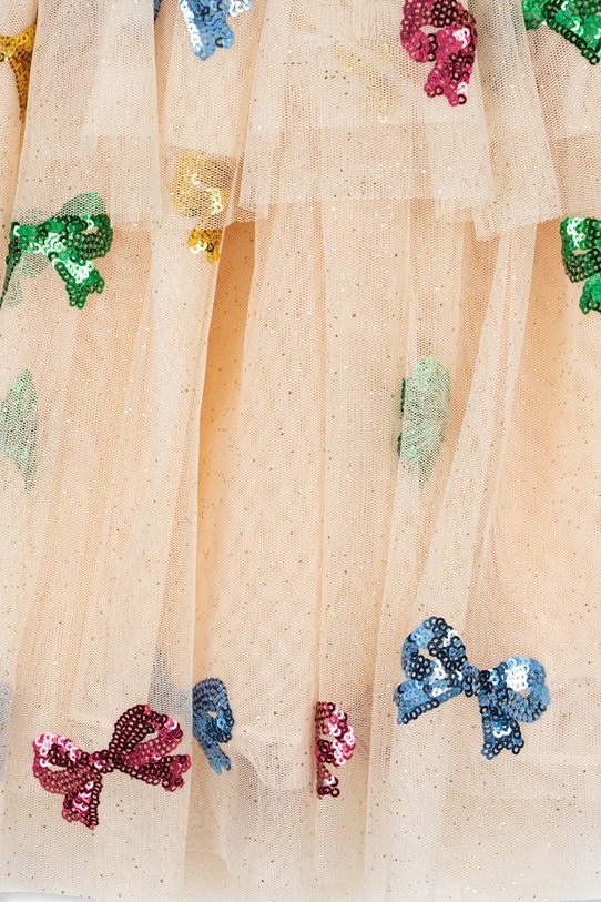 Konges Sløjd sukienka dziecięca YVONNE FAIRY DRESS KS104046.9BYA beżowy