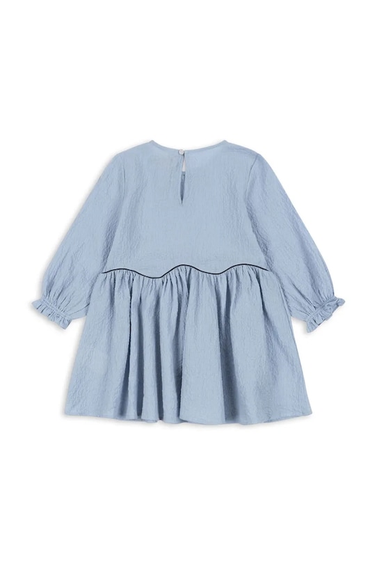 Konges Sløjd sukienka dziecięca AVA DRESS GOTS KS104071.9BYA niebieski AW25