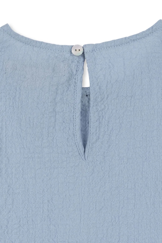 Dziewczynka Konges Sløjd sukienka dziecięca AVA DRESS GOTS KS104071.9BYA niebieski