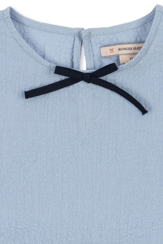 Παιδικό φόρεμα Konges Sløjd AVA DRESS GOTS μπλε KS104071.9BYA