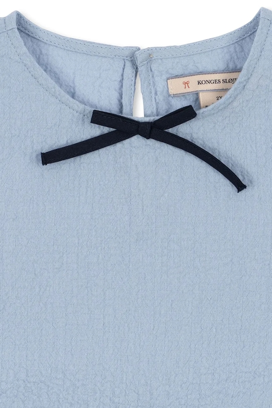 Konges Sløjd sukienka dziecięca AVA DRESS GOTS niebieski KS104071.9BYA