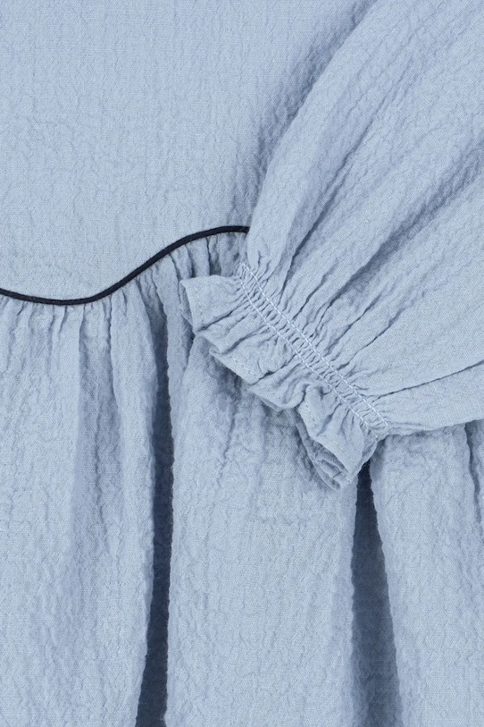 Konges Sløjd sukienka dziecięca AVA DRESS GOTS KS104071.9BYA niebieski