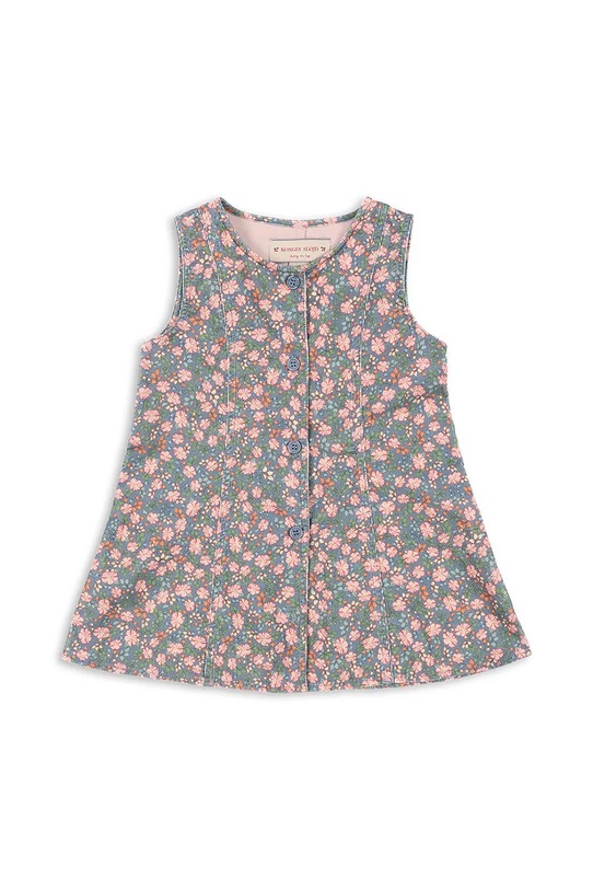 Παιδικό βαμβακερό φόρεμα Konges Sløjd CARA DRESS GOTS βαμβάκι πολύχρωμο KS103740.9BYA