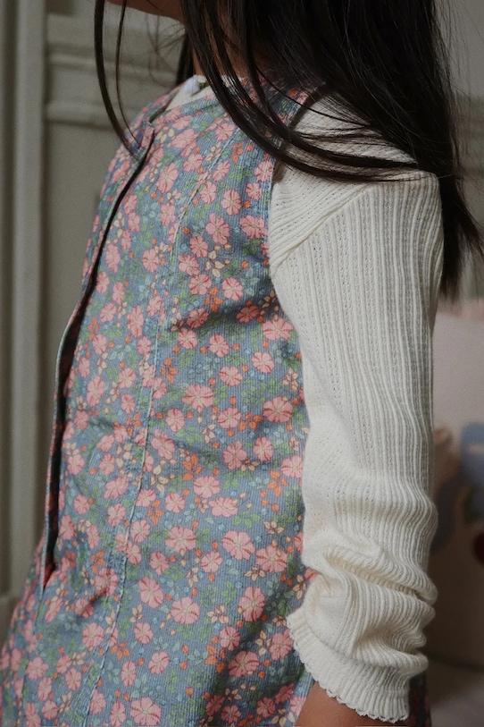 Konges Sløjd sukienka bawełniana dziecięca CARA DRESS GOTS multicolor KS103740.9BYA