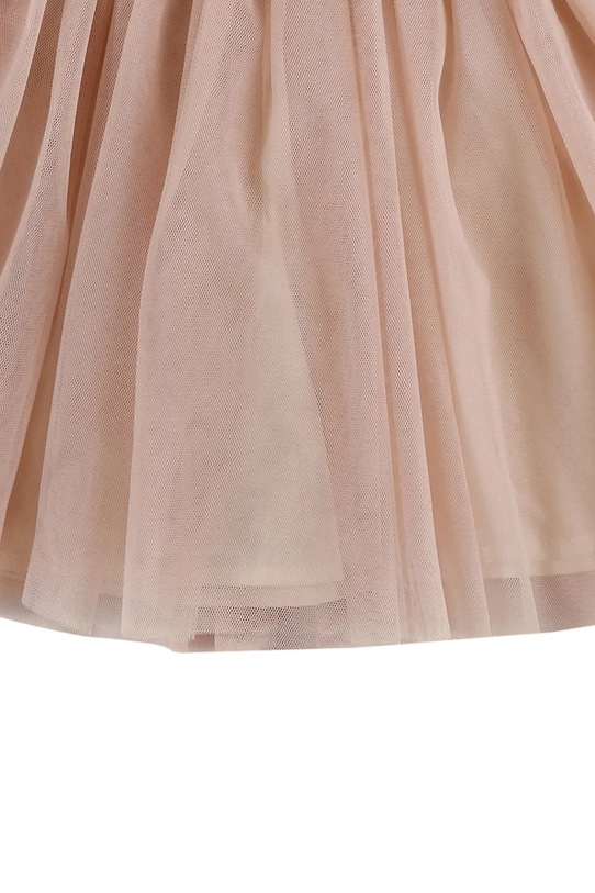 Donsje sukienka niemowlęca z wełną Lotus Dress 4043900.74.92 pomarańczowy