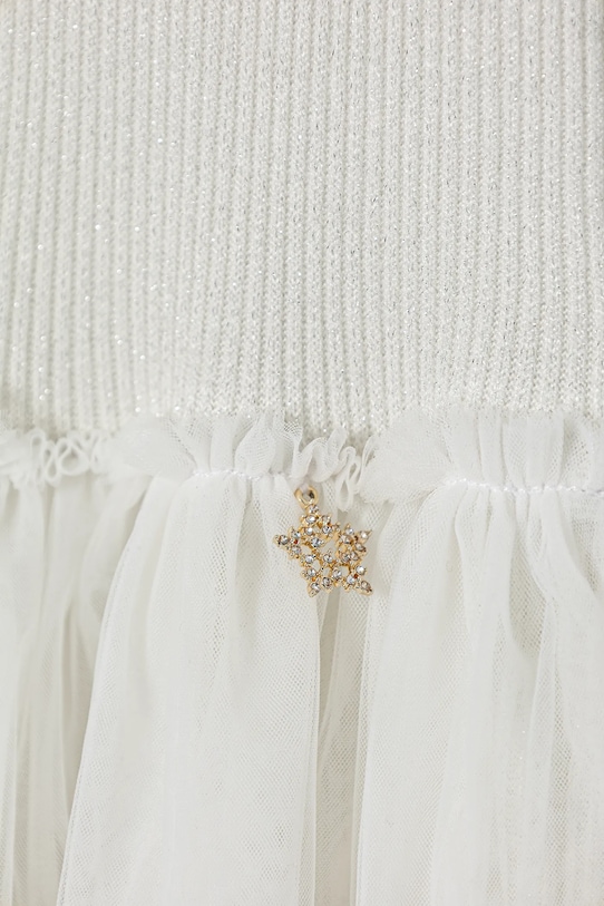 DÍVKA Dívčí šaty Jamiks SOLKA SOLKA.Sukienka.JZI222.G bílá