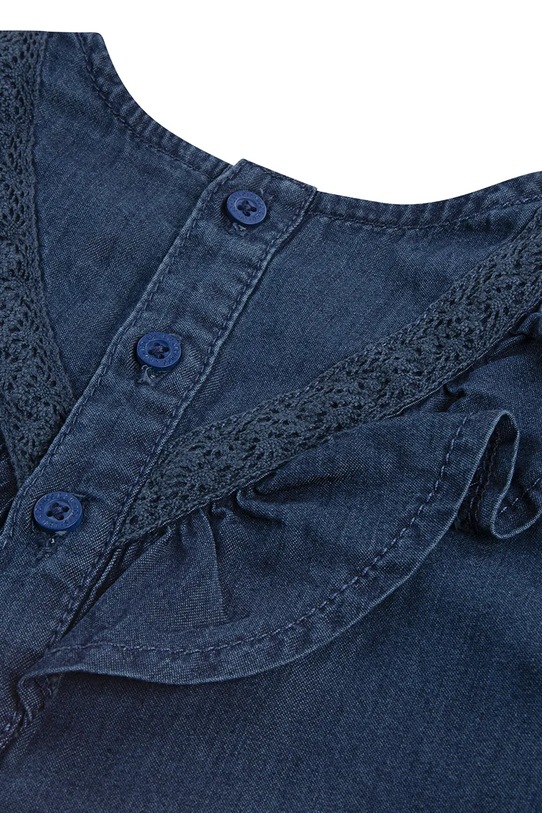 Κοριτσίστικα Φόρεμα Levi's WILD WEST RUFFLE DRESS 1EN585 σκούρο μπλε