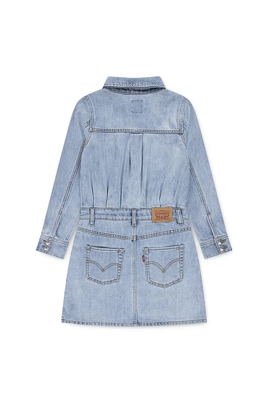 Šaty Levi's LS WESTERN DRESS 4EN476 modrá AW25