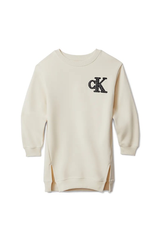 Дитяча сукня Calvin Klein Jeans IG0IG03009.9BYA бежевий AW25