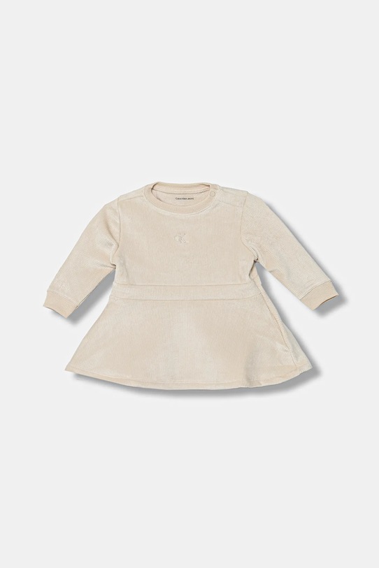 Calvin Klein Jeans rochie fete mini bej IN0IN00327.9BYA