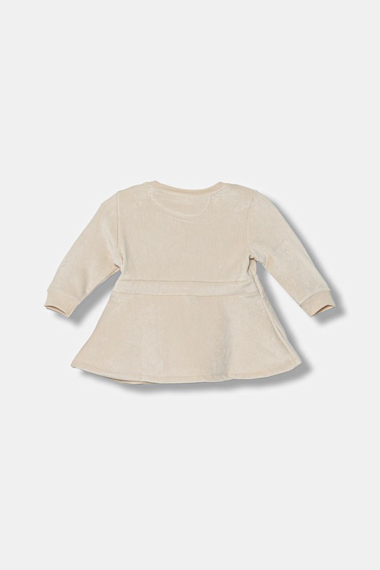 Calvin Klein Jeans sukienka dziecięca IN0IN00327.9BYA beżowy AW25