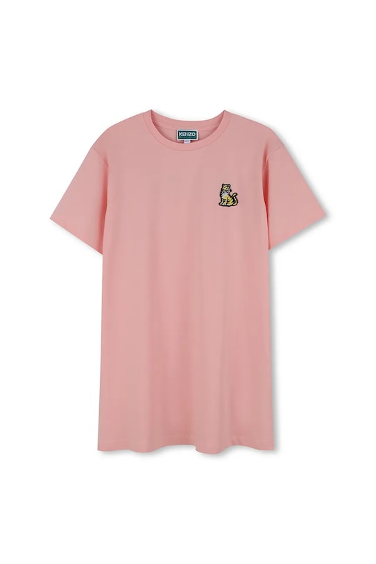 Kenzo Kids sukienka bawełniana dziecięca krótki różowy K61350.114.150