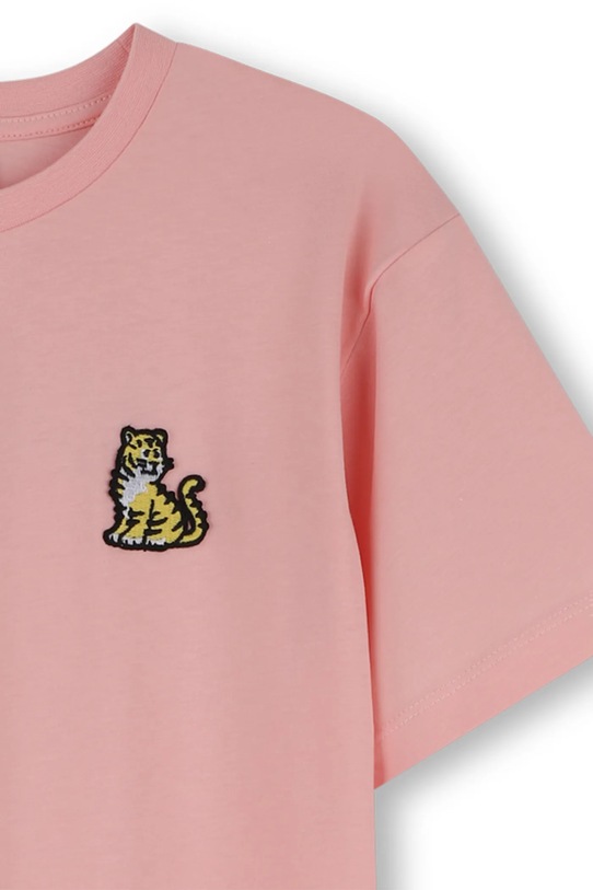 Dziewczynka Kenzo Kids sukienka bawełniana dziecięca K61350.114.150 różowy