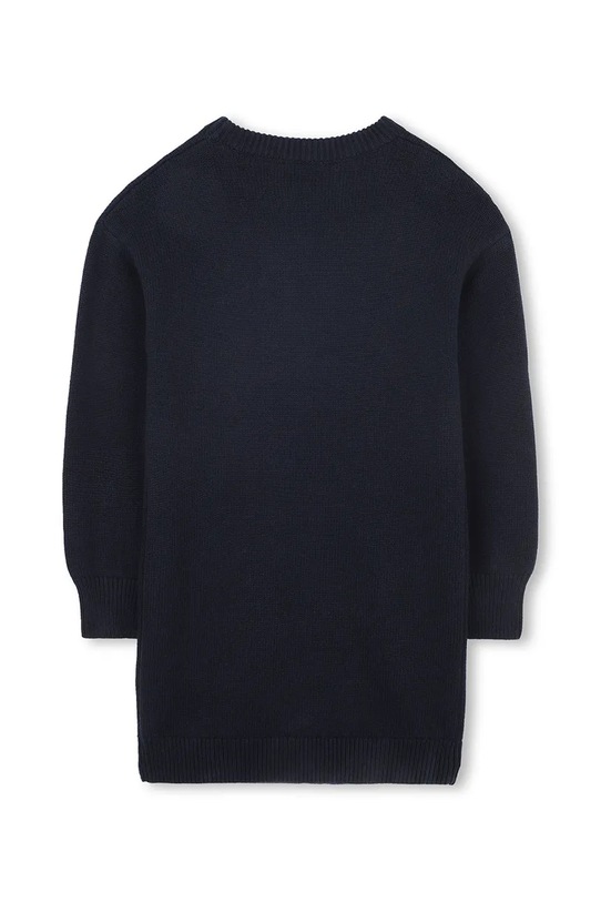 Kenzo Kids sukienka z domieszką wełny dziecięca K61356.114.150 granatowy AW25