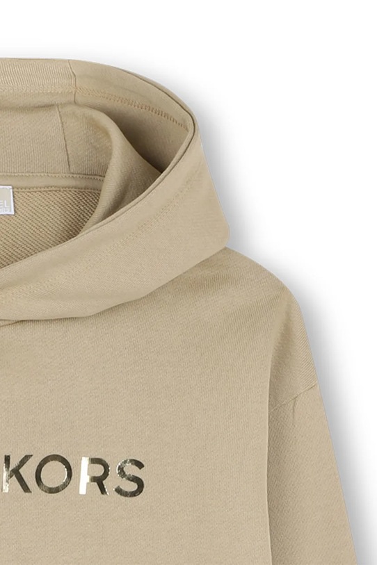 Dievča Dievčenské bavlnené šaty Michael Kors R30479.102.108 béžová