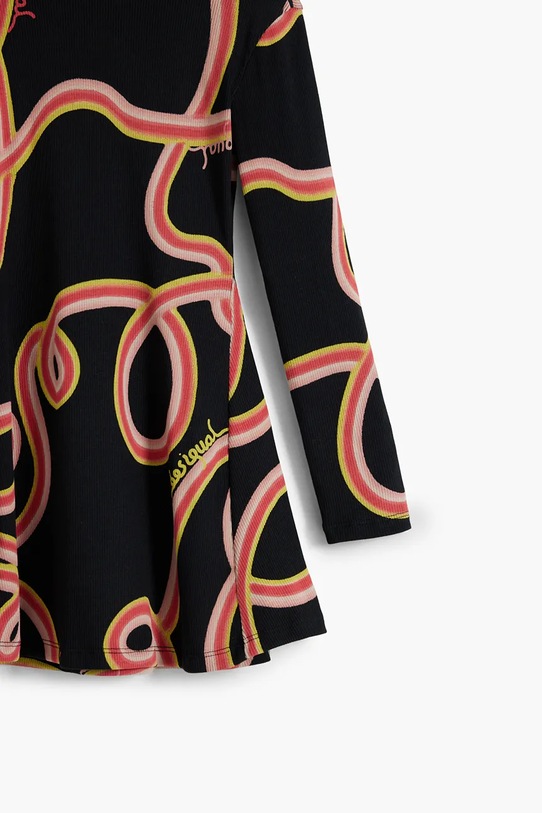 Desigual sukienka dziecięca czarny 25WGVK07
