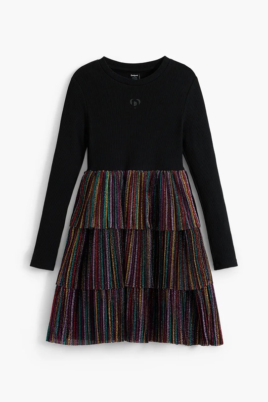 Desigual rochie fete 25WGVK20 negru AW25