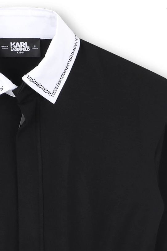 Karl Lagerfeld sukienka dziecięca czarny Z30612.114.150